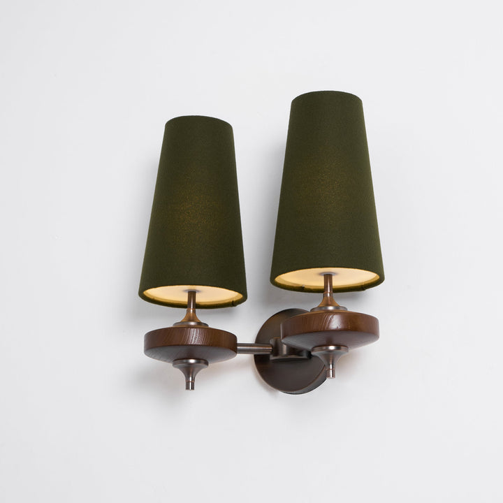 Orlan Twin Shade Vägglampa