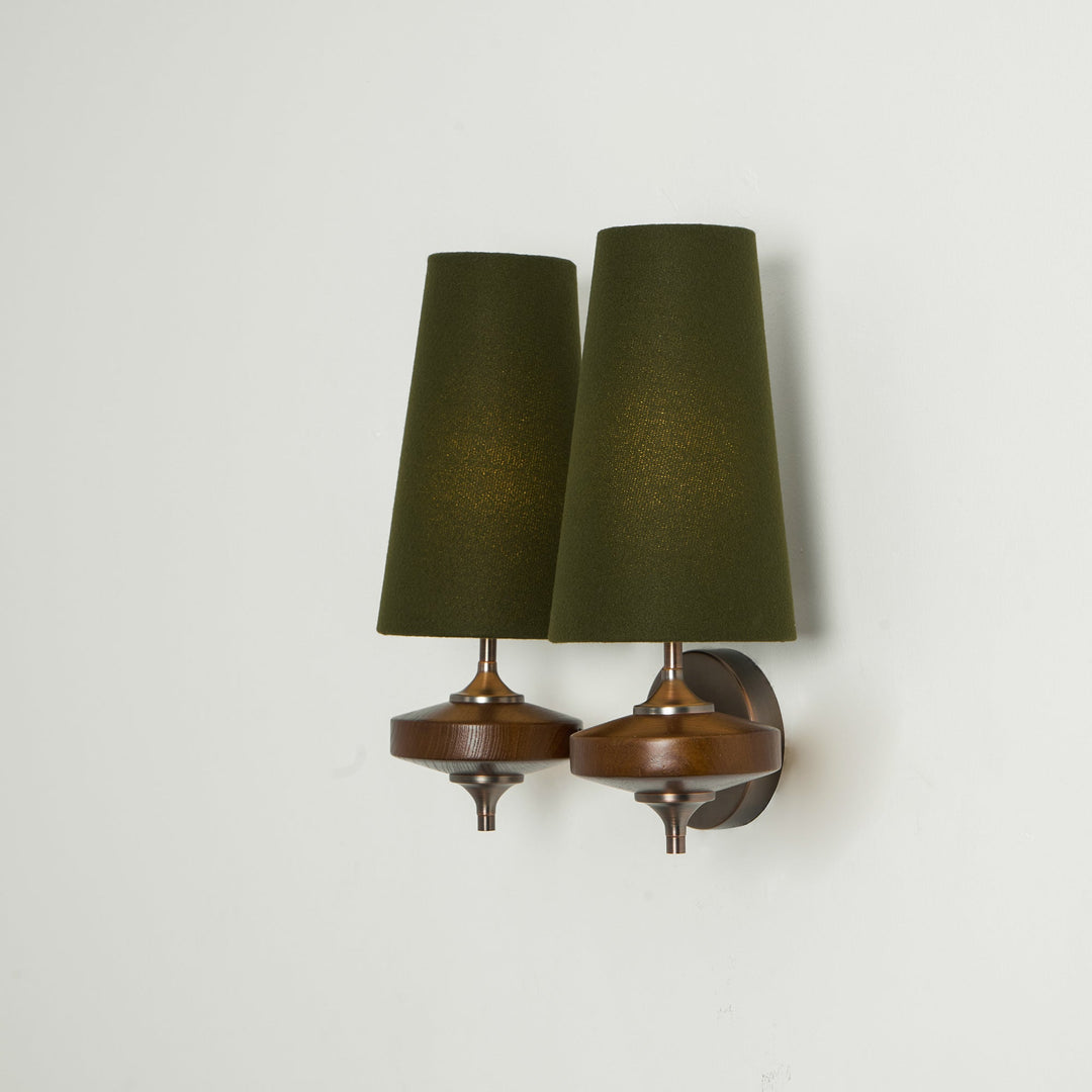 Orlan Twin Shade Vägglampa
