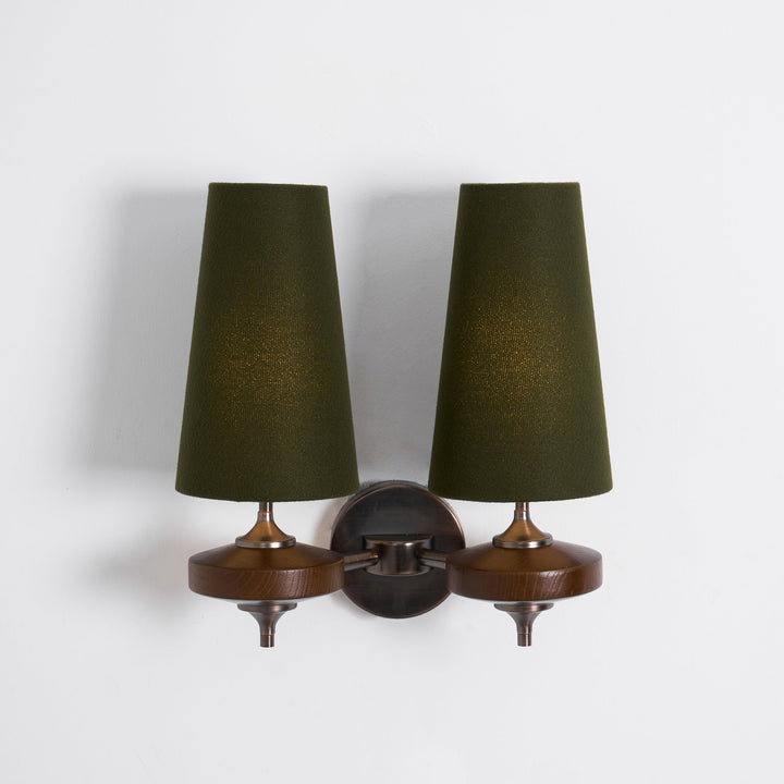 Orlan Twin Shade Vägglampa