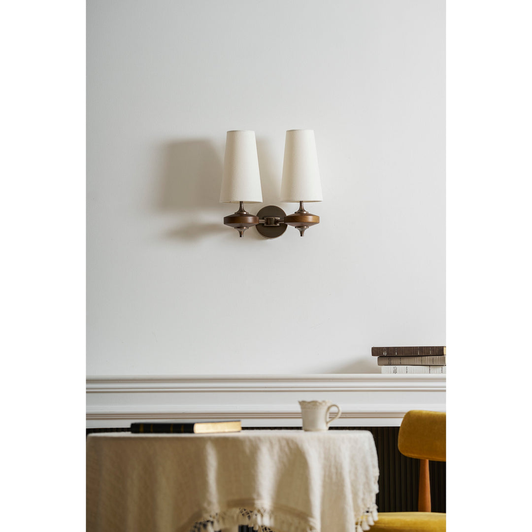 Orlan Twin Shade Vägglampa