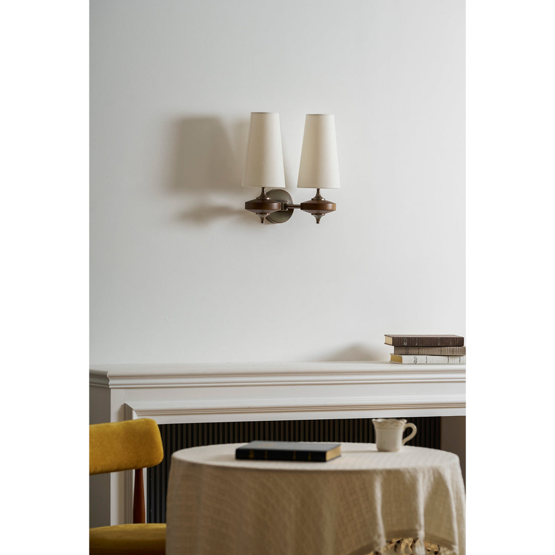 Orlan Twin Shade Vägglampa