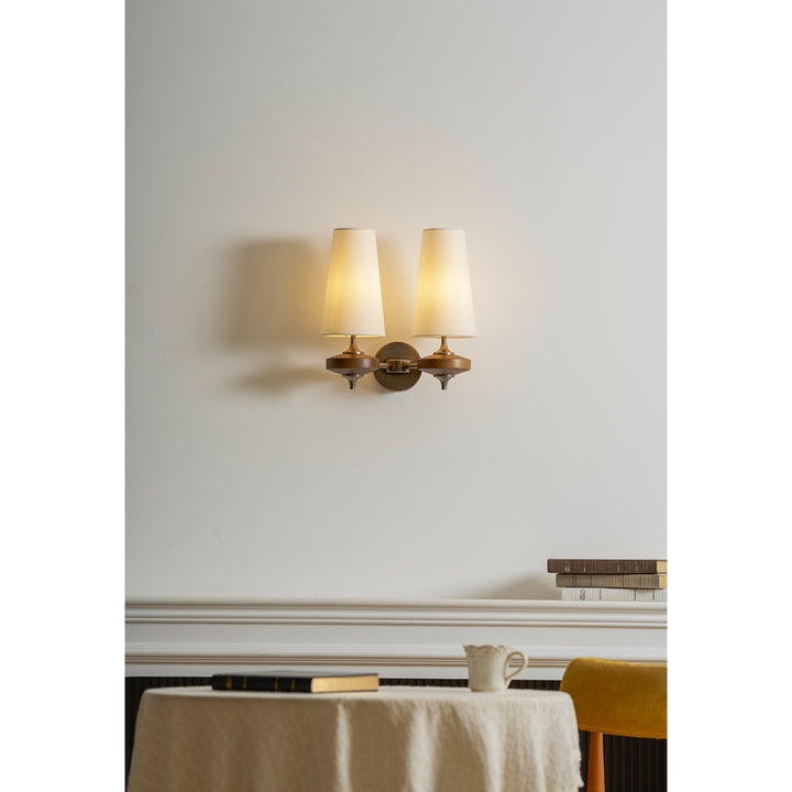 Orlan Twin Shade Vägglampa