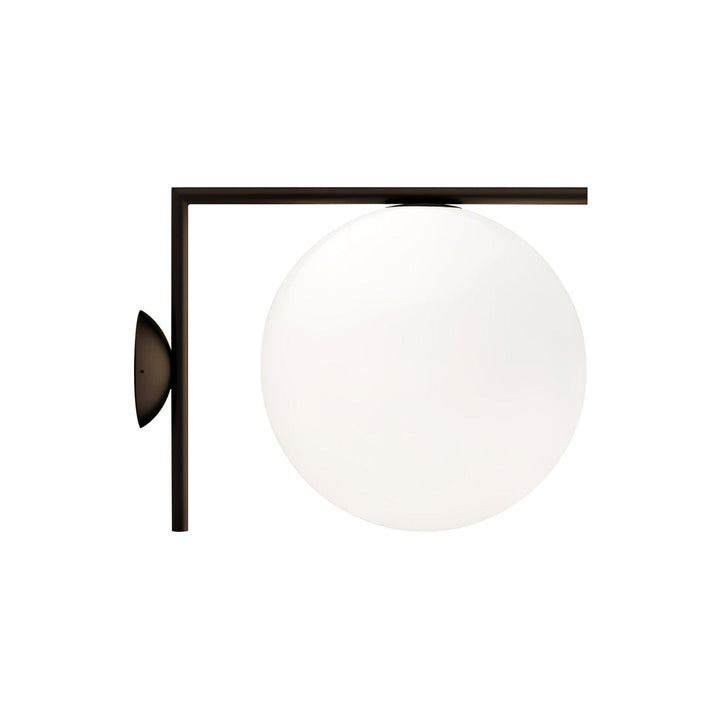 Blåst Glas Opal Glas Vägglampa