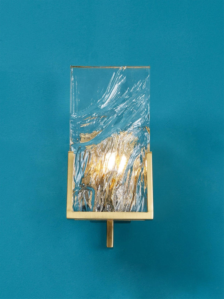 Iskristall Vägglampa