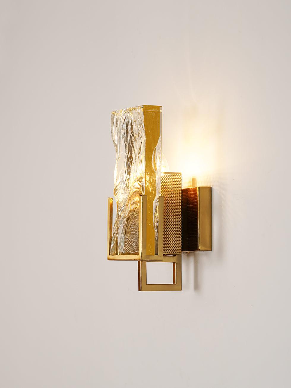 Iskristall Vägglampa