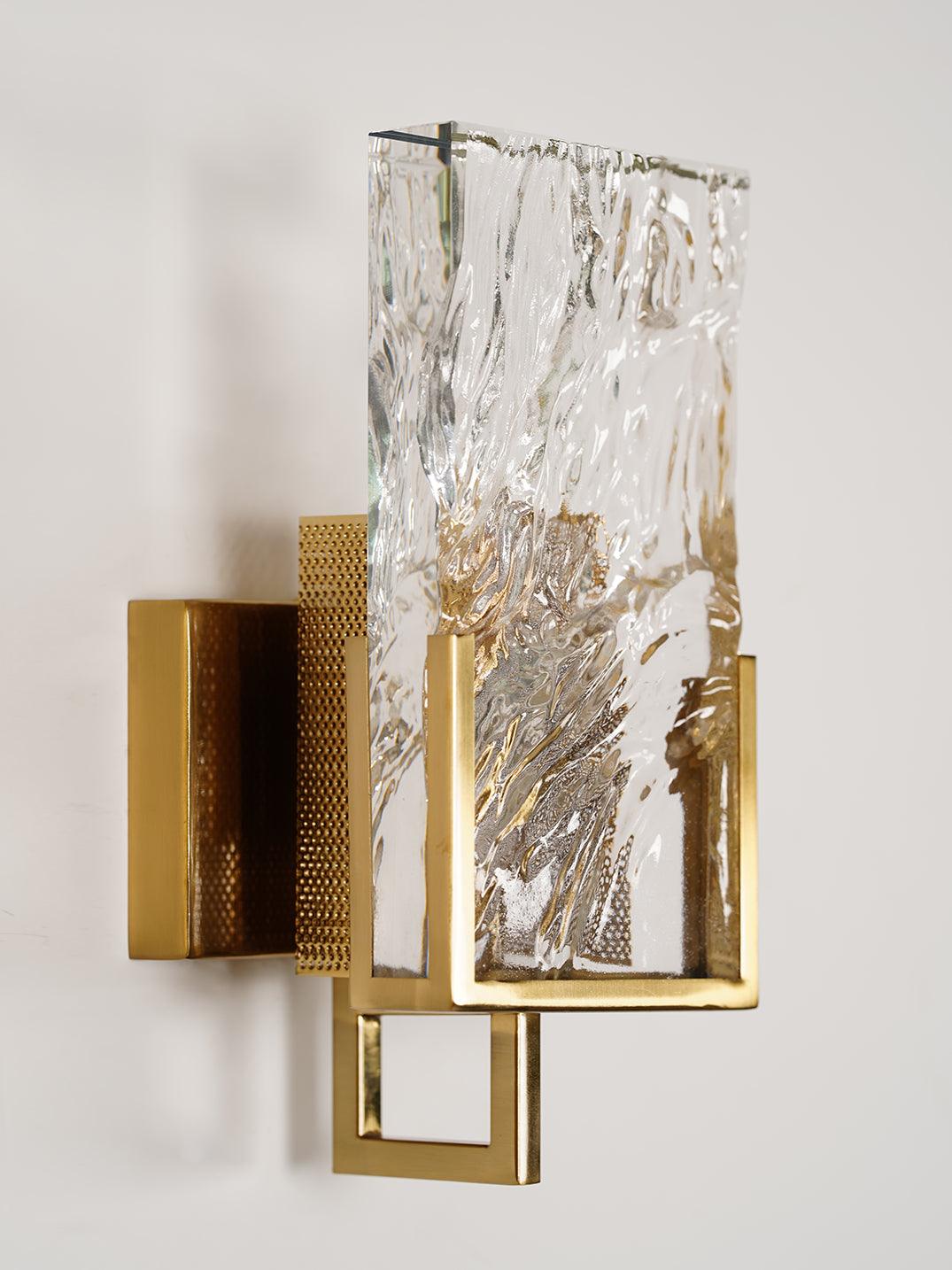 Iskristall Vägglampa