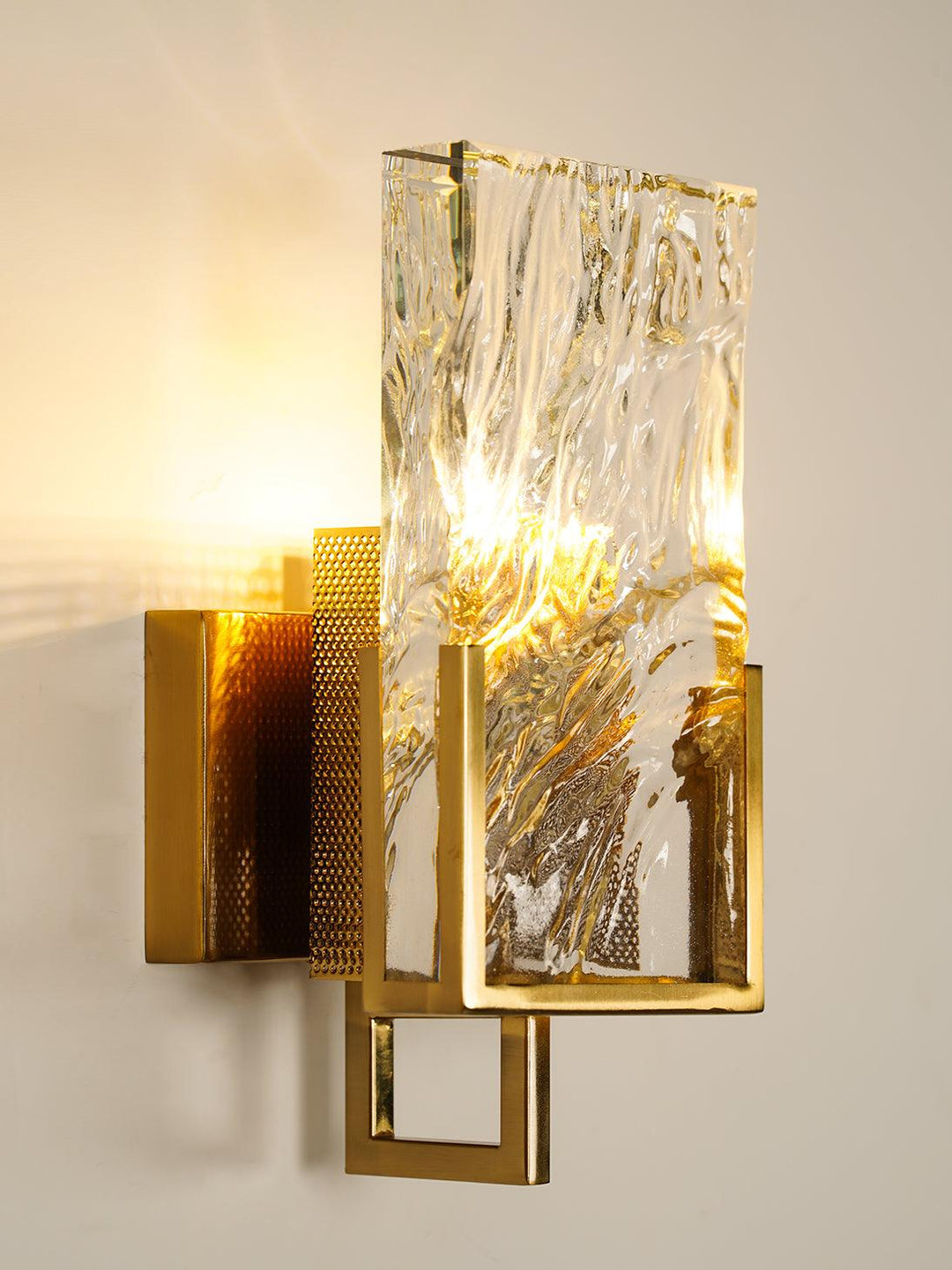 Iskristall Vägglampa
