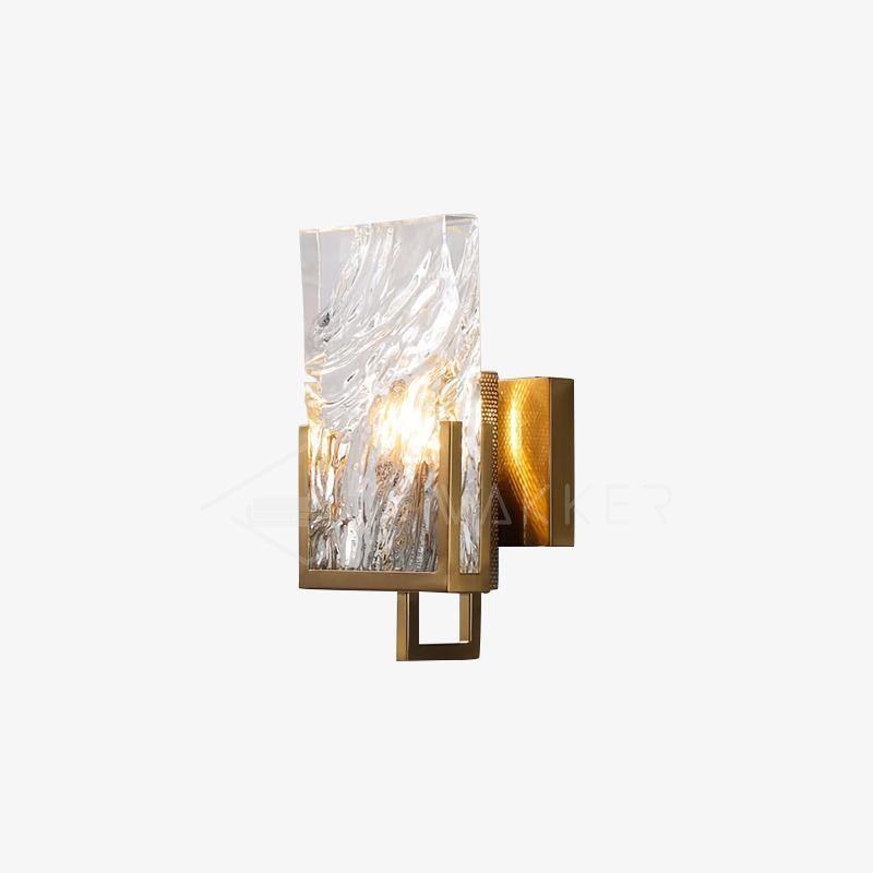 Iskristall Vägglampa