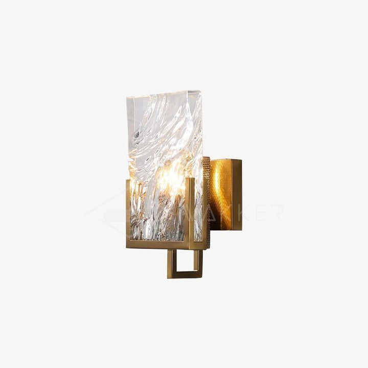 Iskristall Vägglampa