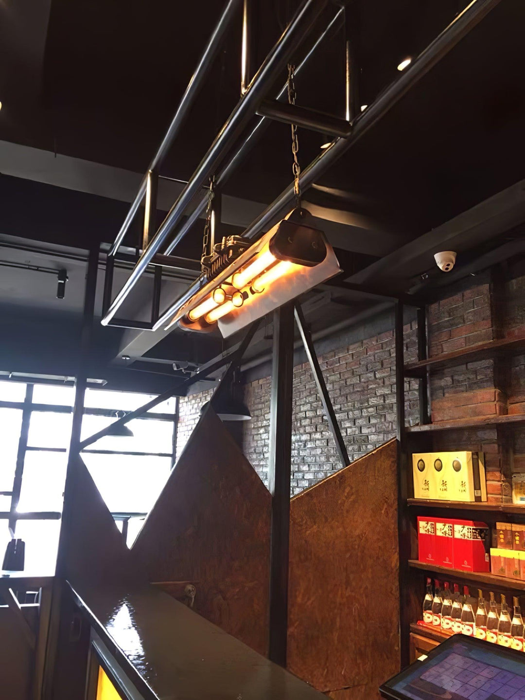 Industriell Steampunk Kandelaber