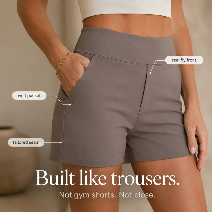 Wearbella – Shorts bermudy med hög midja i kieszeniami