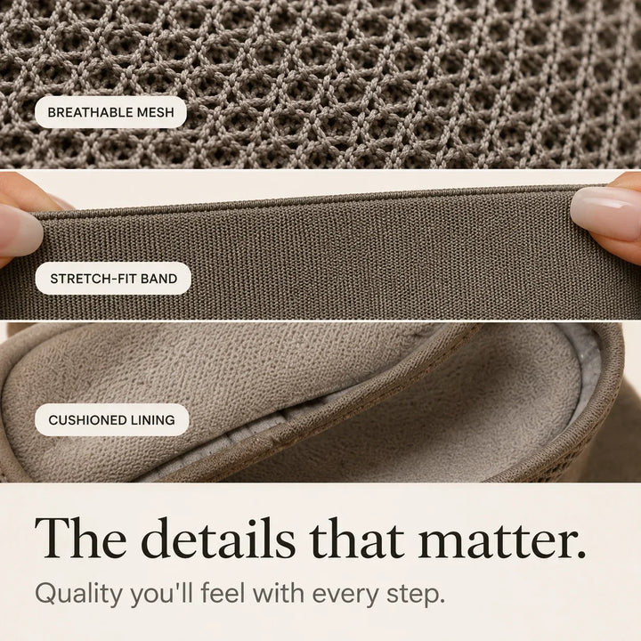 Stride &amp; Soft – Dam skor slip-on på plattform z siateczki, andningsbara, antypoślizgowe