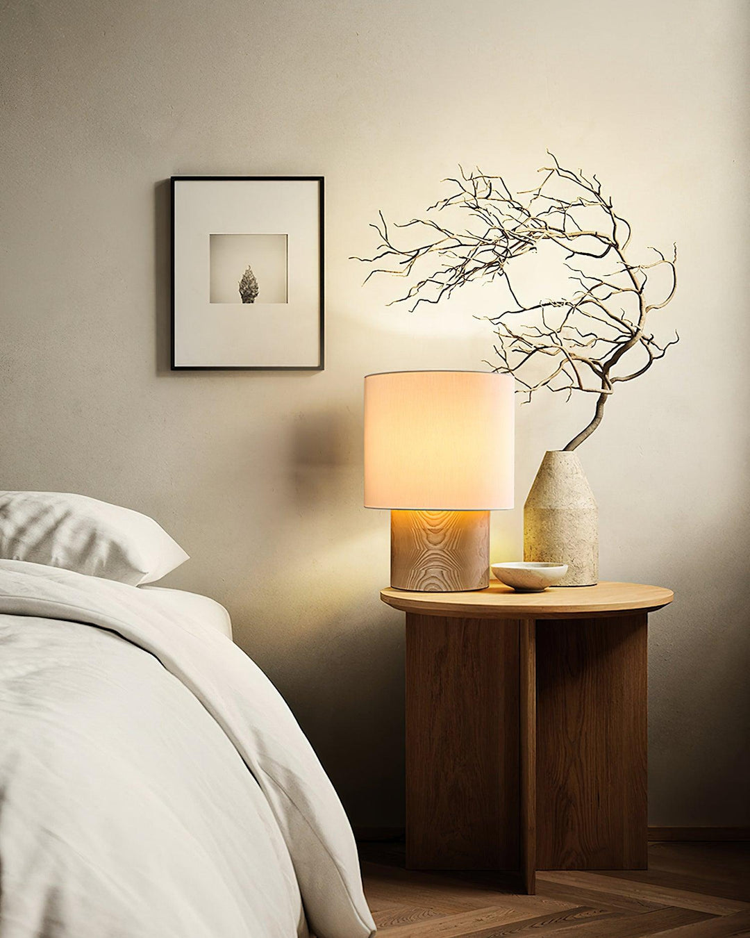 Japansk Wabi Sabi Bordslampa