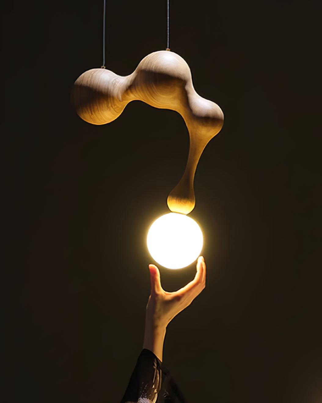 Jenna Trä Pendant Lamp