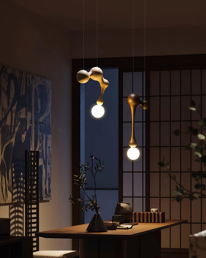 Jenna Trä Pendant Lamp