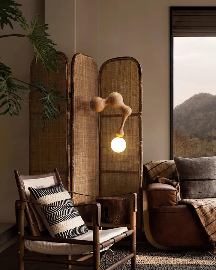 Jenna Trä Pendant Lamp