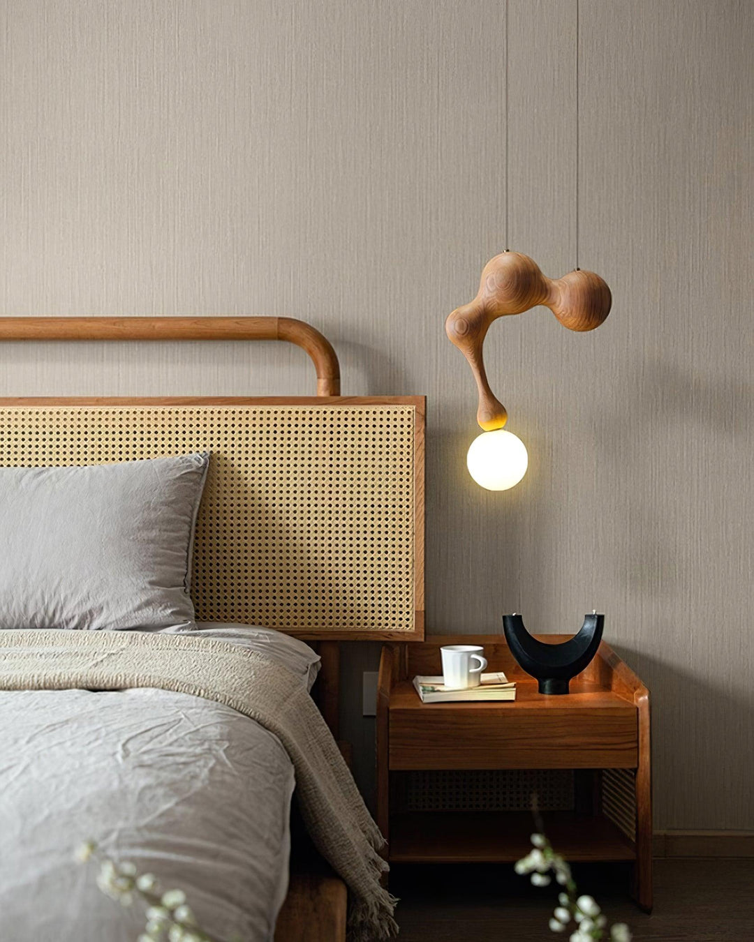 Jenna Trä Pendant Lamp