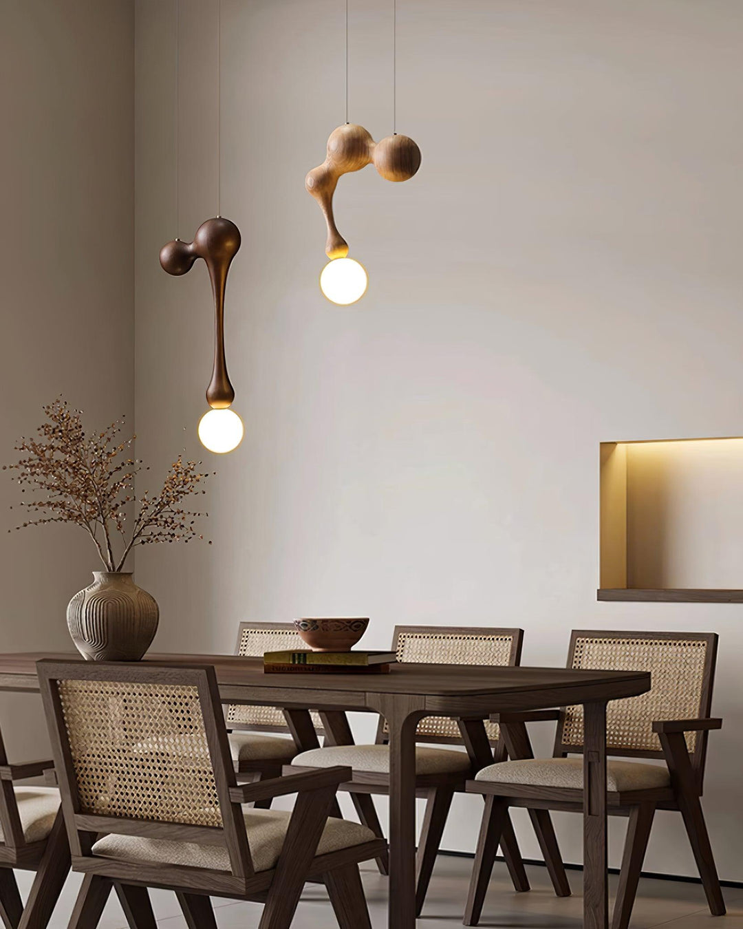 Jenna Trä Pendant Lamp