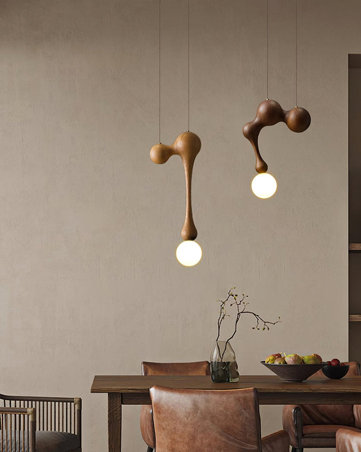 Jenna Trä Pendant Lamp