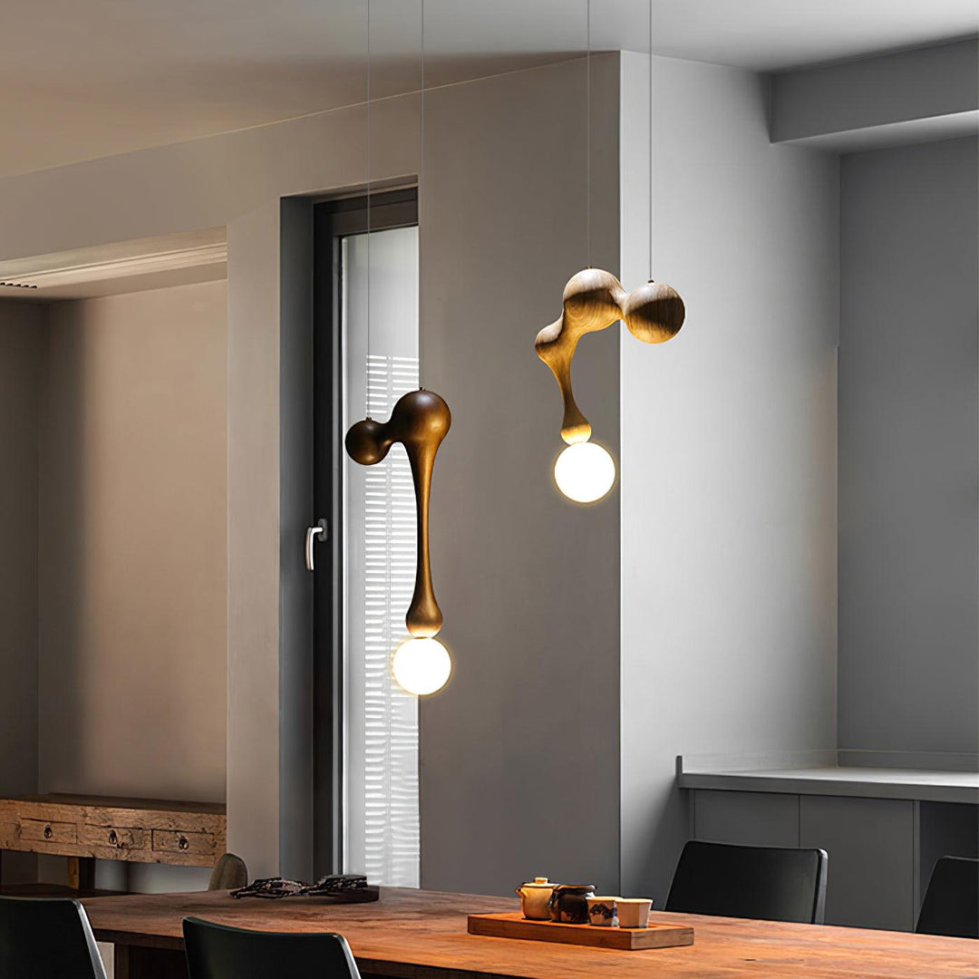 Jenna Trä Pendant Lamp
