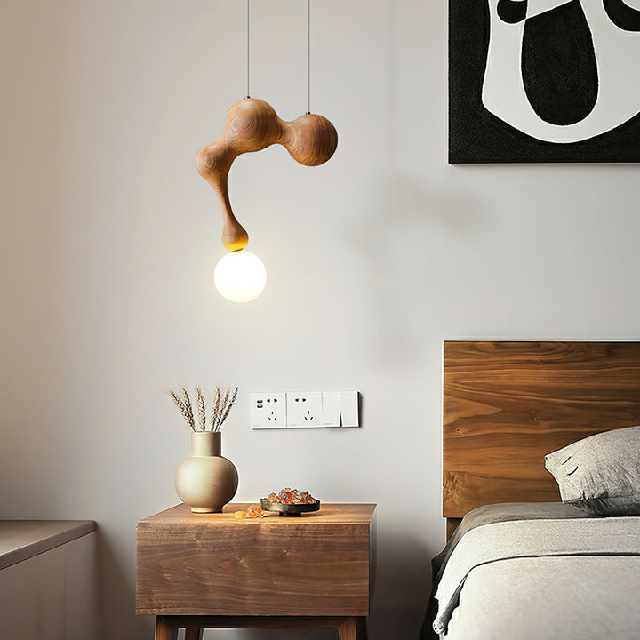 Jenna Trä Pendant Lamp