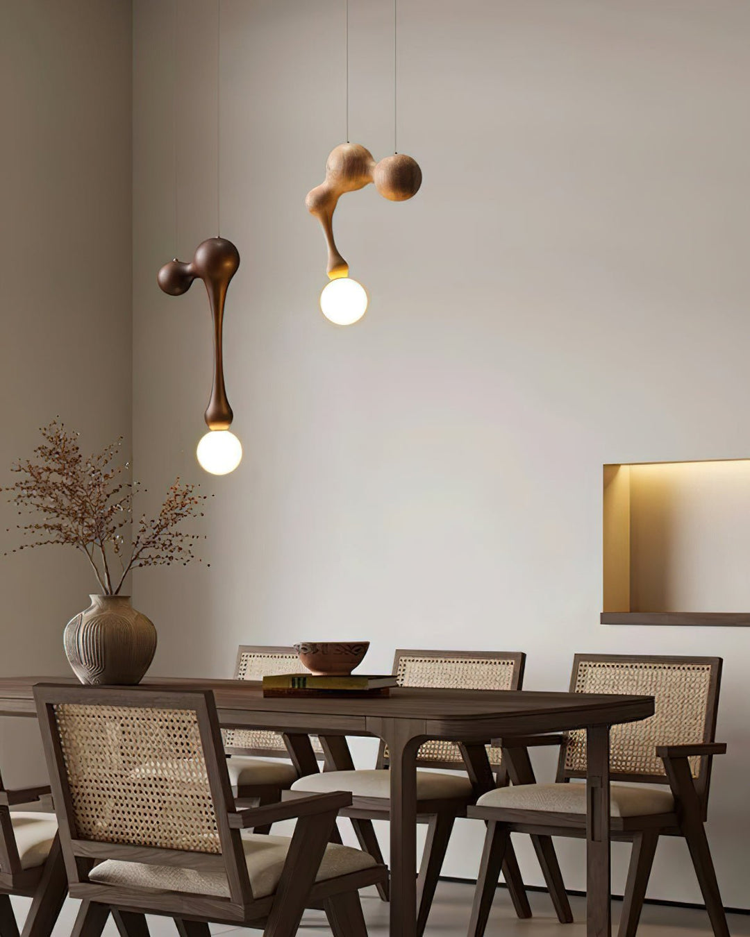 Jenna Trä Pendant Lamp