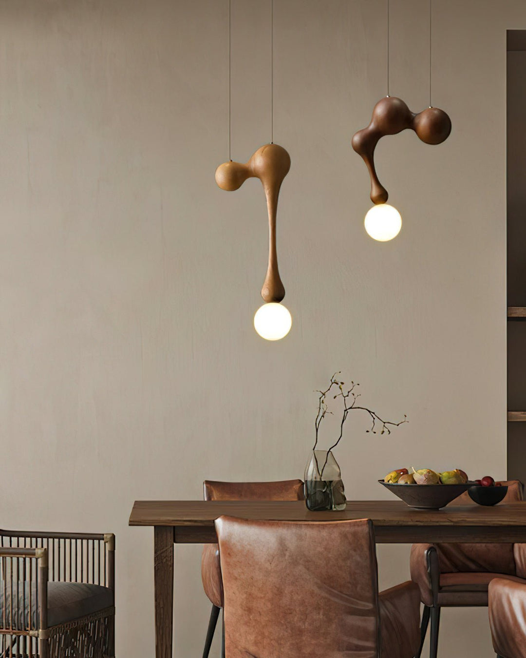 Jenna Trä Pendant Lamp