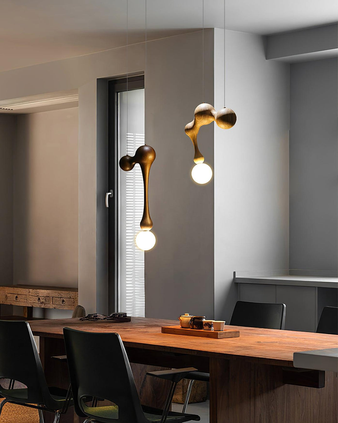 Jenna Trä Pendant Lamp
