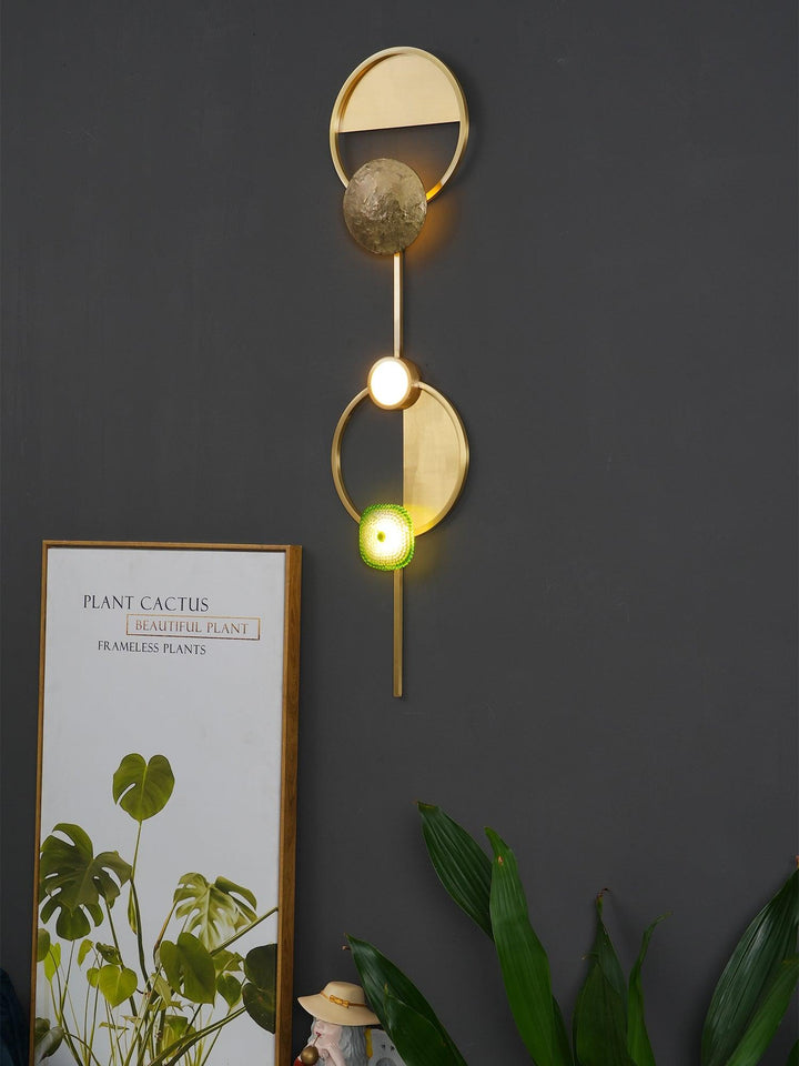 Ädelsten Vägglampa
