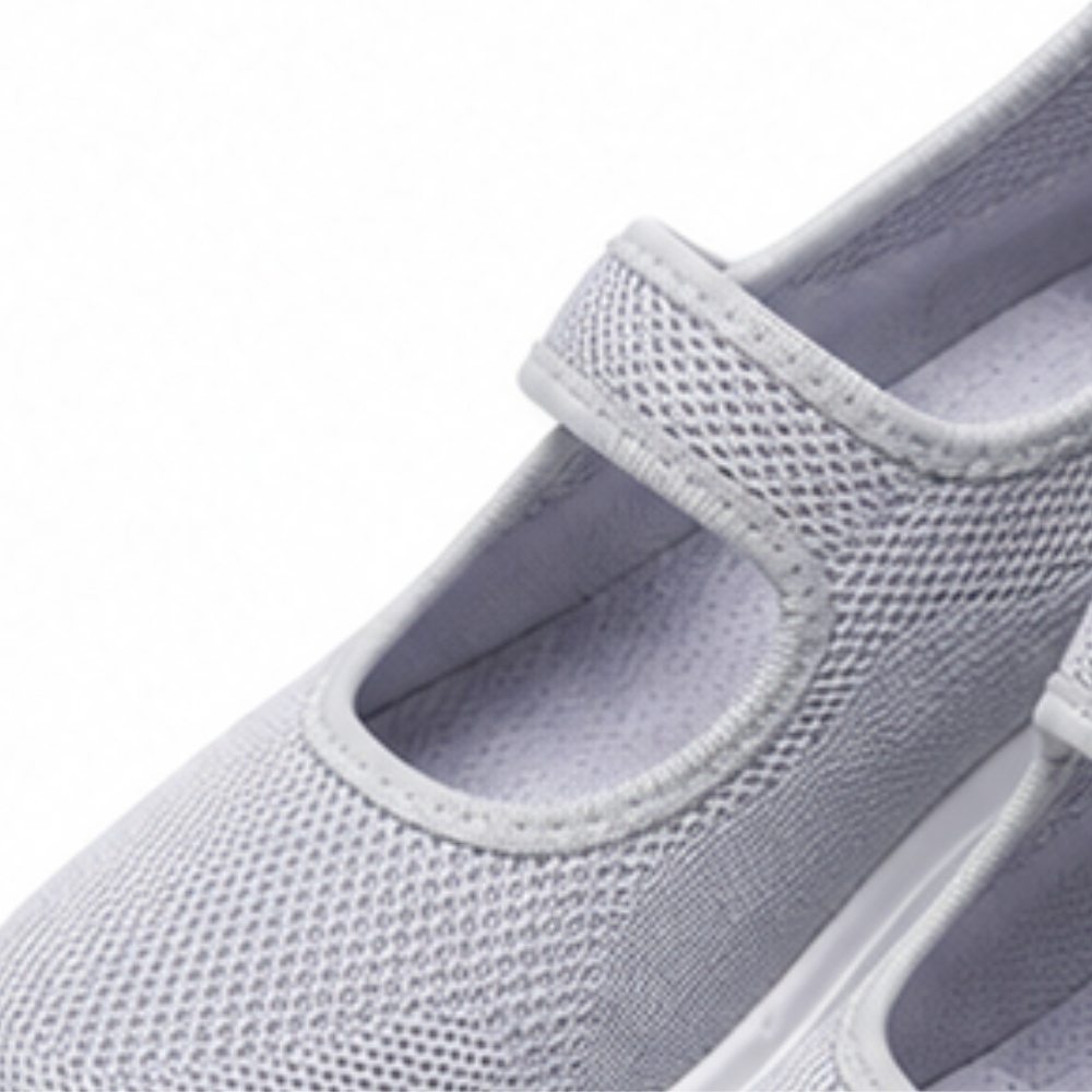 Elevana – Andningsbara sneakers z siateczki på regulowanym pasku