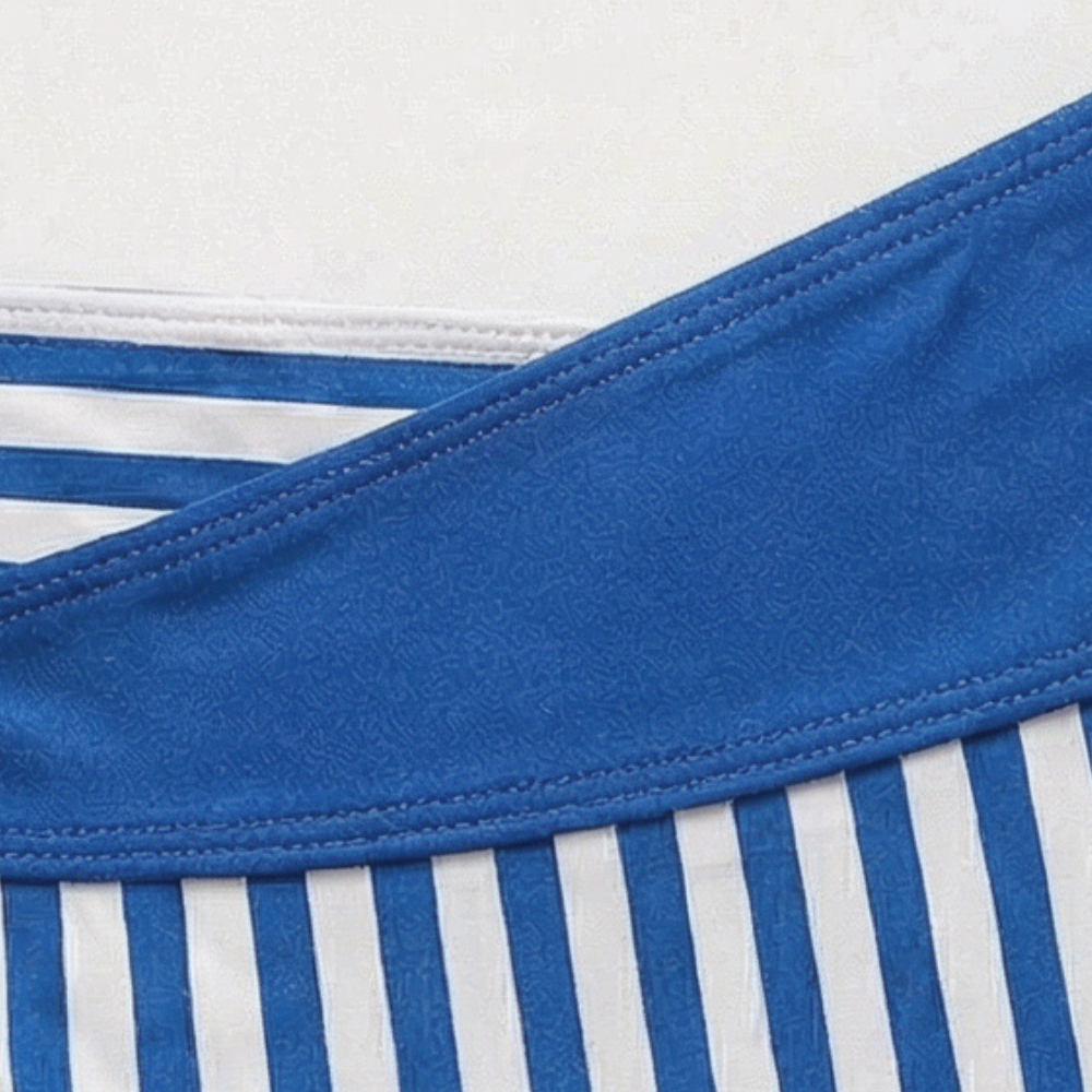 Marivela – Set bikini med hög midja i framtill zapinanym på krzyż för kvinnor