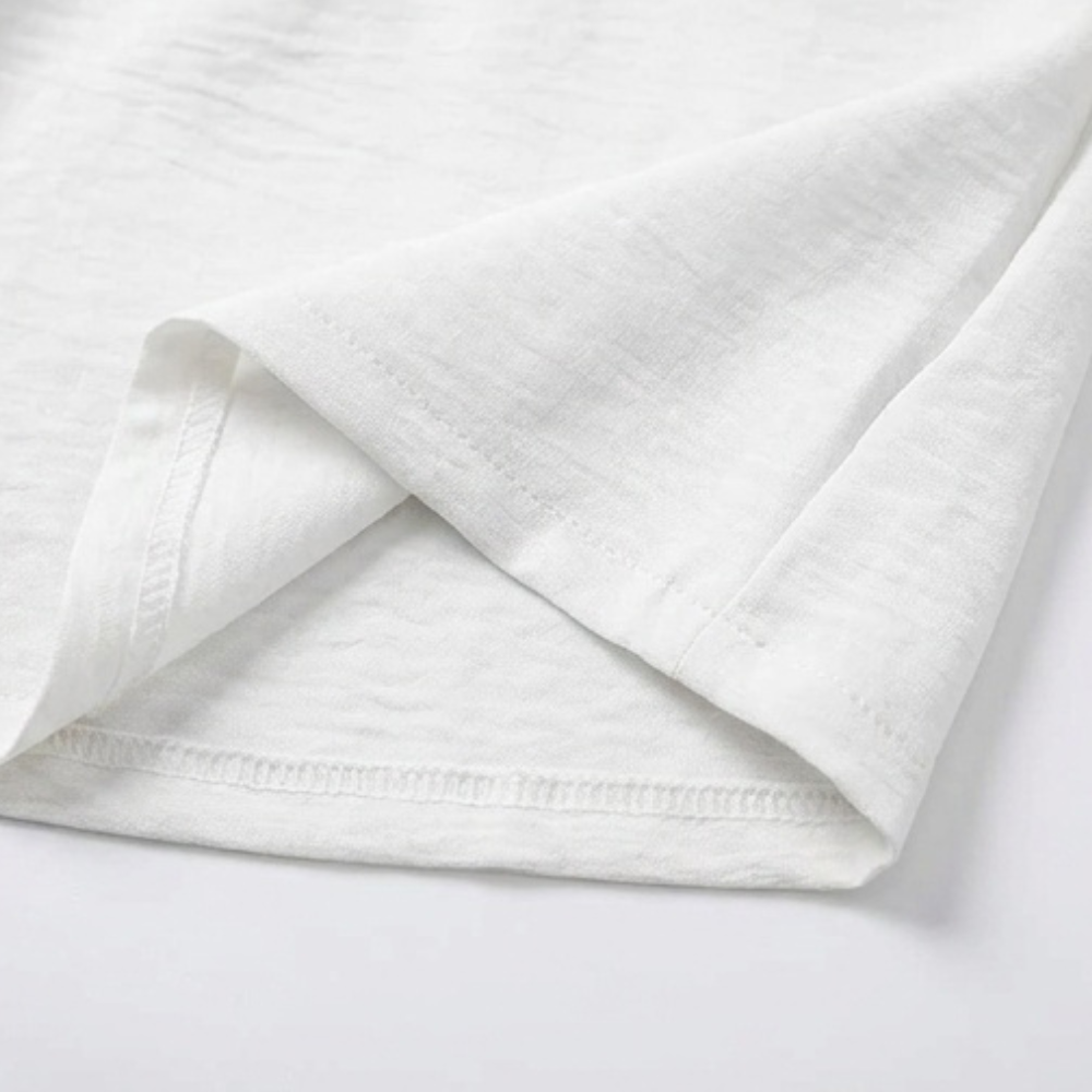 Florelle – Blus dam z kwadratowym urringning i falbanami
