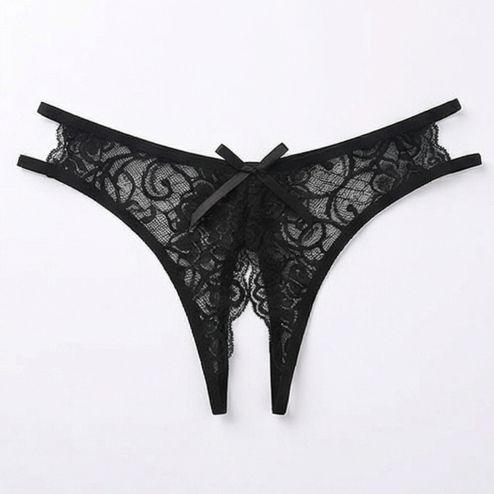 Velara – Kobiecy spets thong z otwartym krokiem
