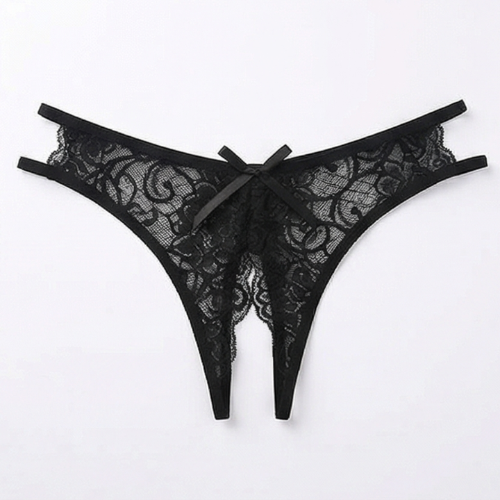 Velara – Kobiecy spets thong z otwartym krokiem