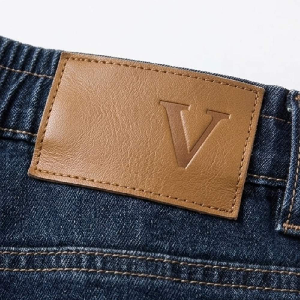 Velora – Byxor denim z vida ben på sznurek