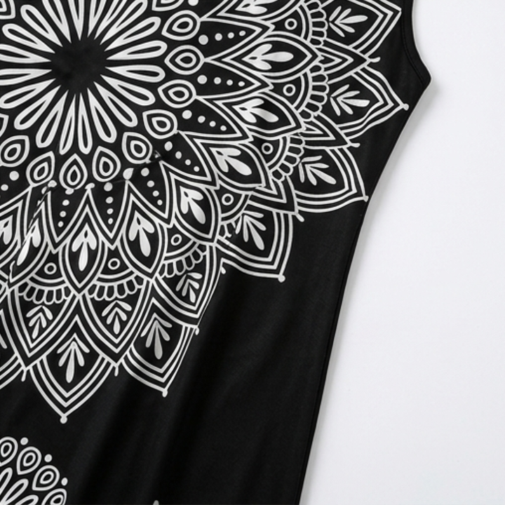 Mandara – Boho Mandala Maxi Dress