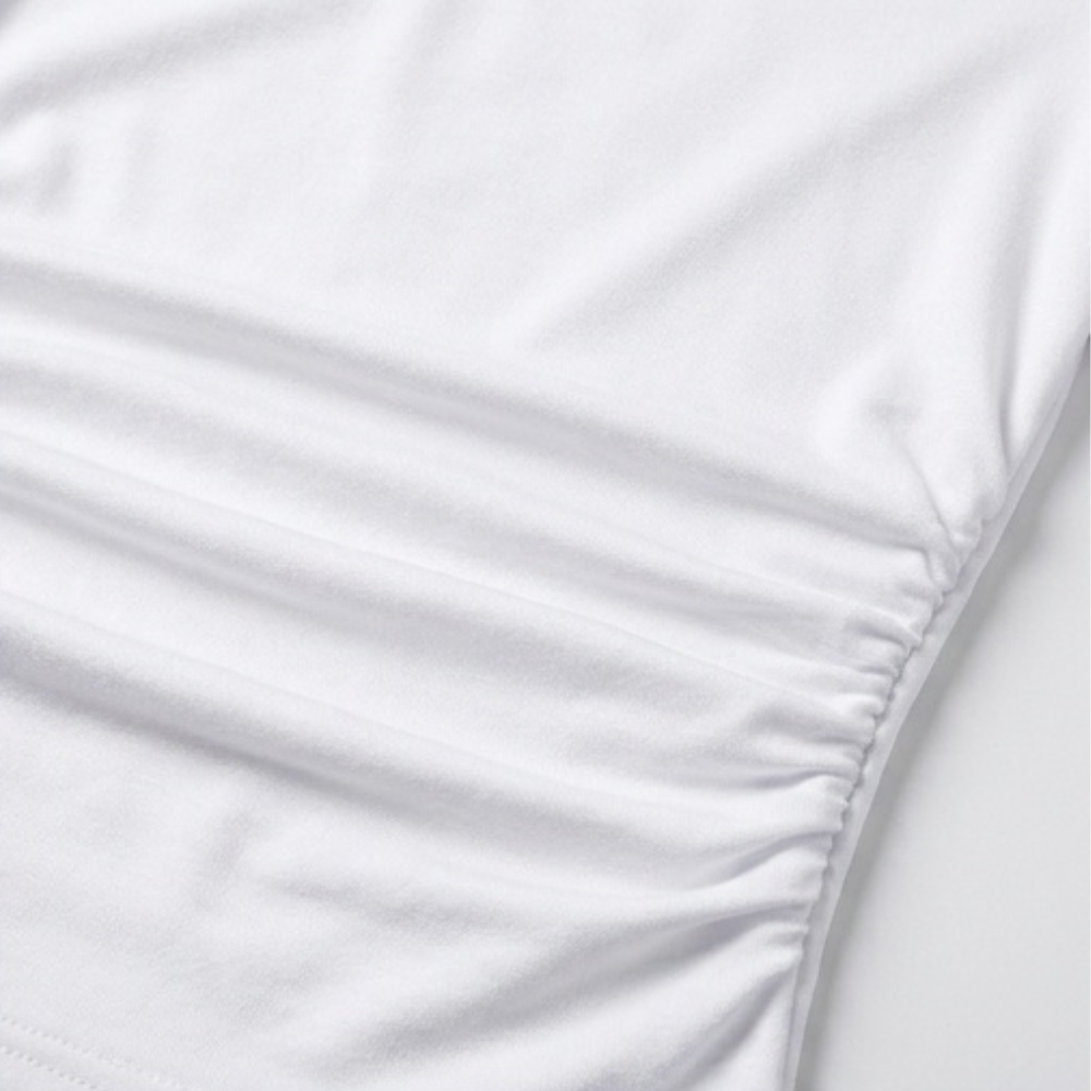 Velora – Dam blus slim-fit utan ramiączek