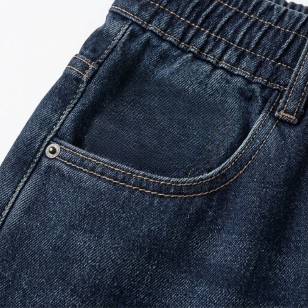 Velora – Byxor denim z vida ben på sznurek