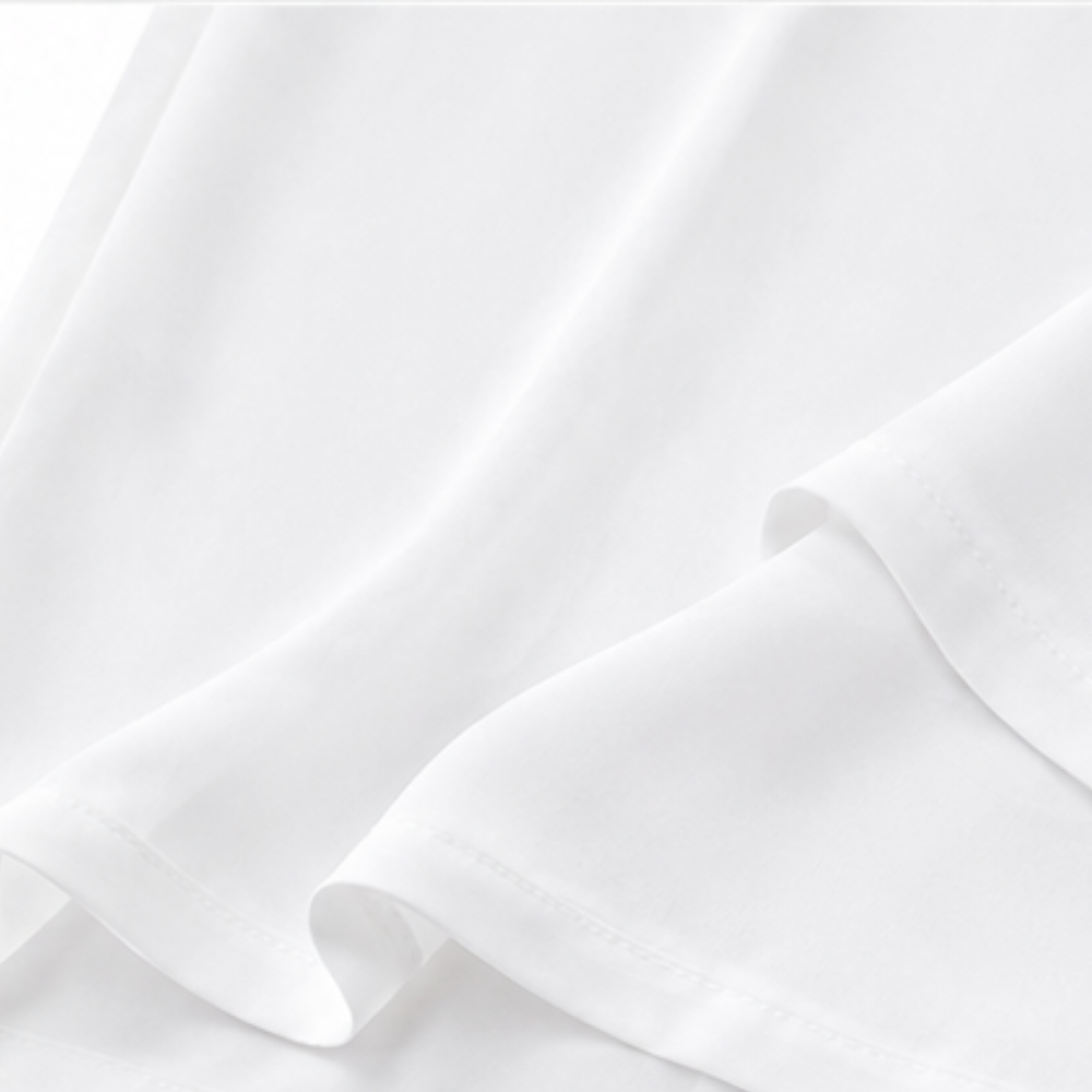 Draperie – Set byxor szerokich z asymetrycznym wierzchem z szyfonu