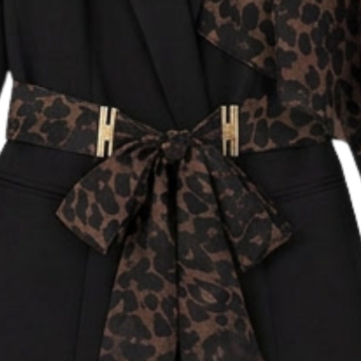 Selvana – Set żakietu i byxor w leopardmönster