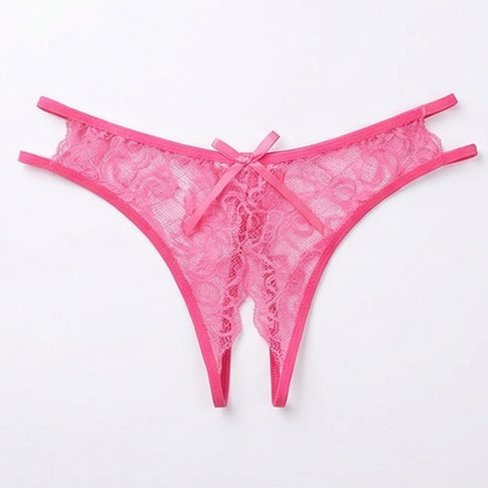 Velara – Kobiecy spets thong z otwartym krokiem