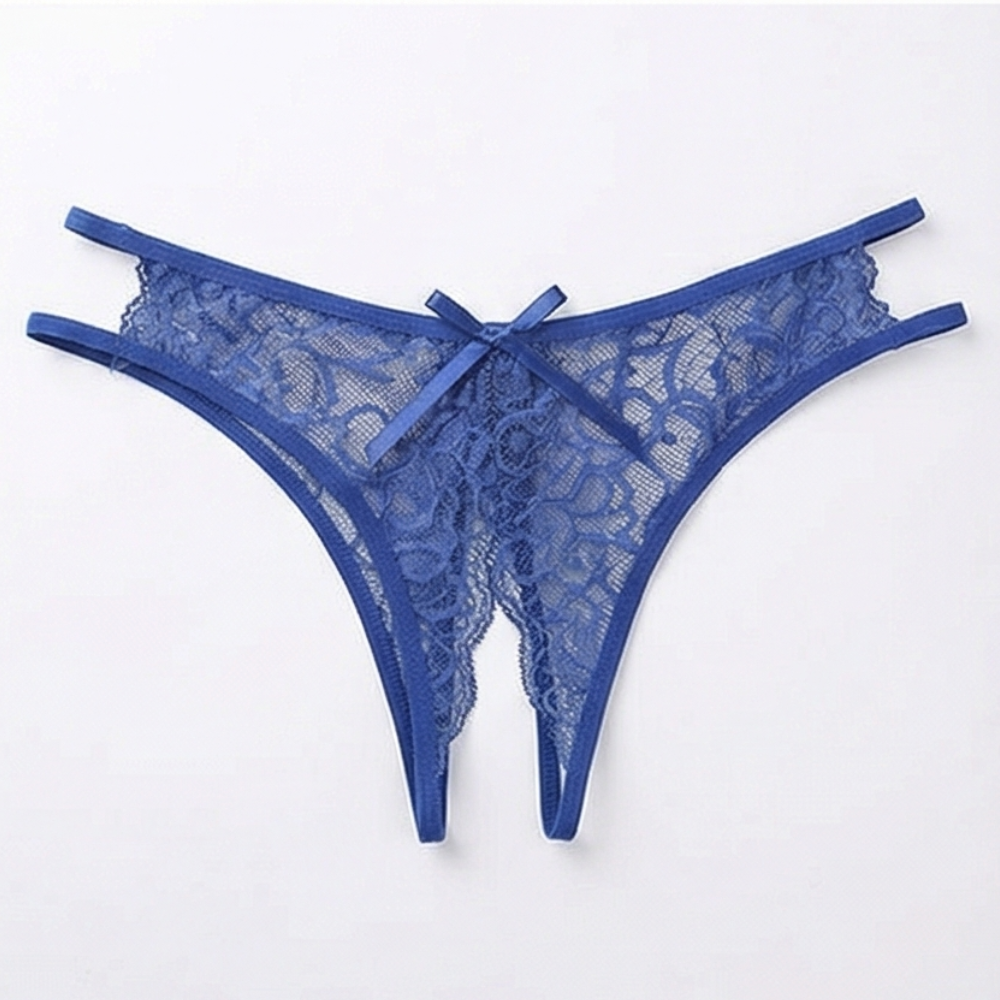 Velara – Kobiecy spets thong z otwartym krokiem