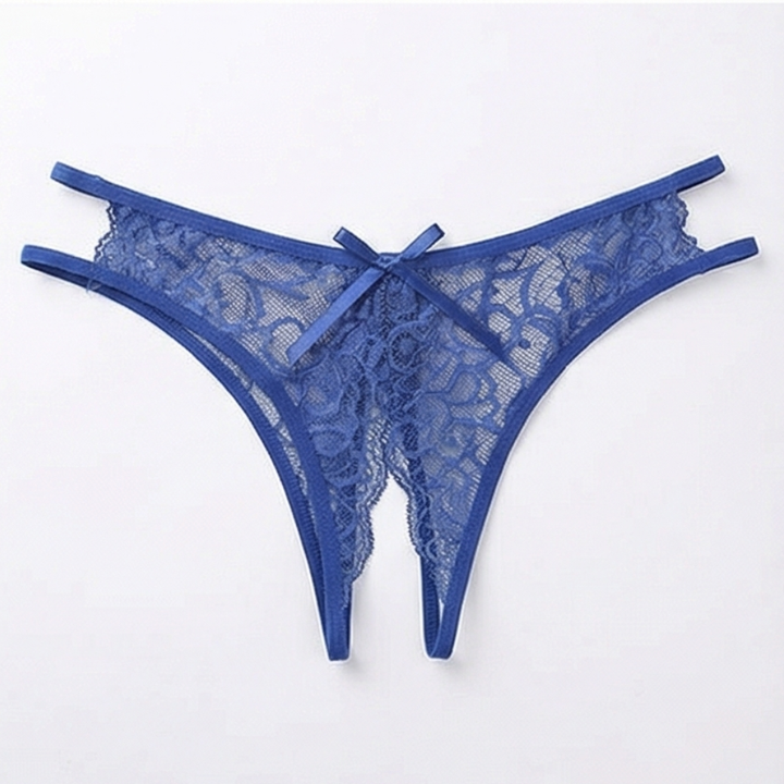 Velara – Kobiecy spets thong z otwartym krokiem
