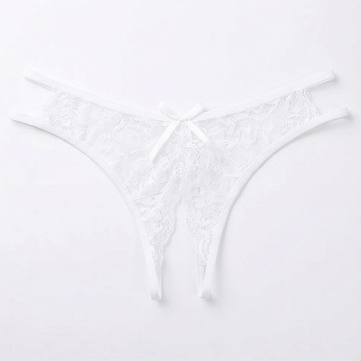 Velara – Kobiecy spets thong z otwartym krokiem