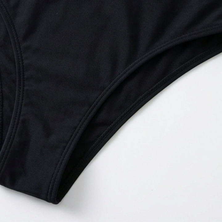 Solaia – Złocony Halter Bikini för kvinnor