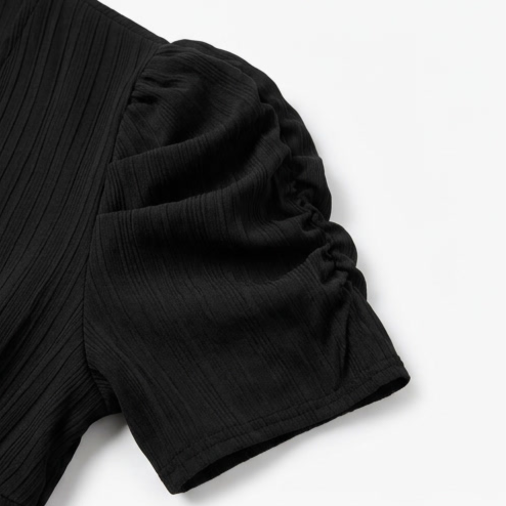 Vivella – Elegant klänning midi z bufiastymi ręKaffemi för kvinnor