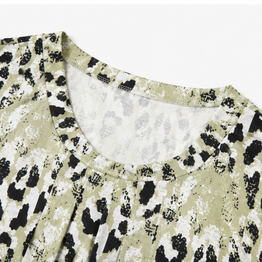 Wearbella – Wydrukowana Blus, Som Ser ut Elegant, Inte Przesadnie