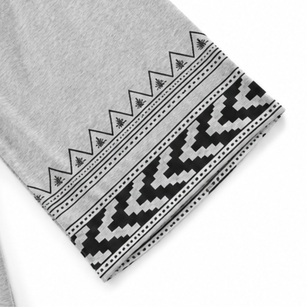 Wearbella – Kofta z otwartym przodem w retro geometryczny mönster