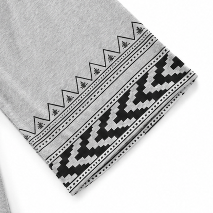 Wearbella – Kofta z otwartym przodem w retro geometryczny mönster