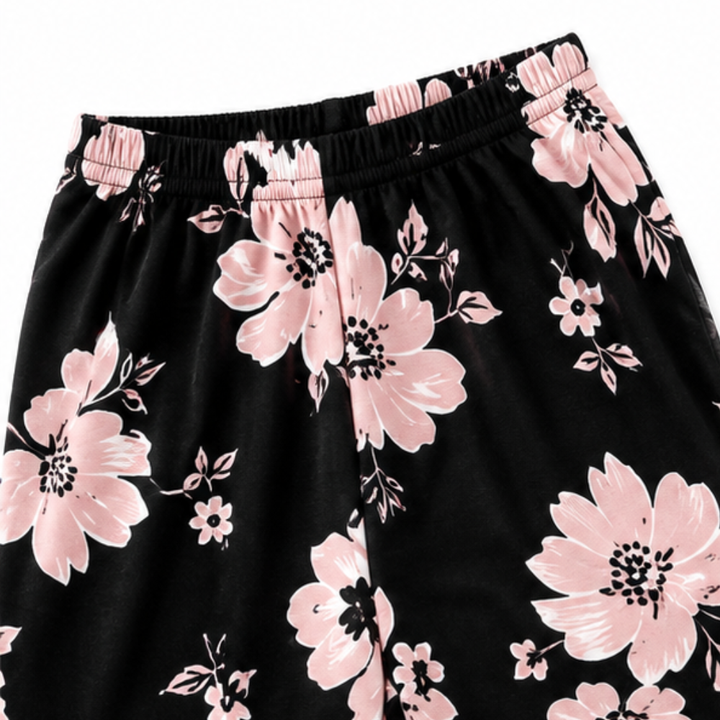 Wearbella – Set z podwójną warstwą: top i kwieciste byxor breda